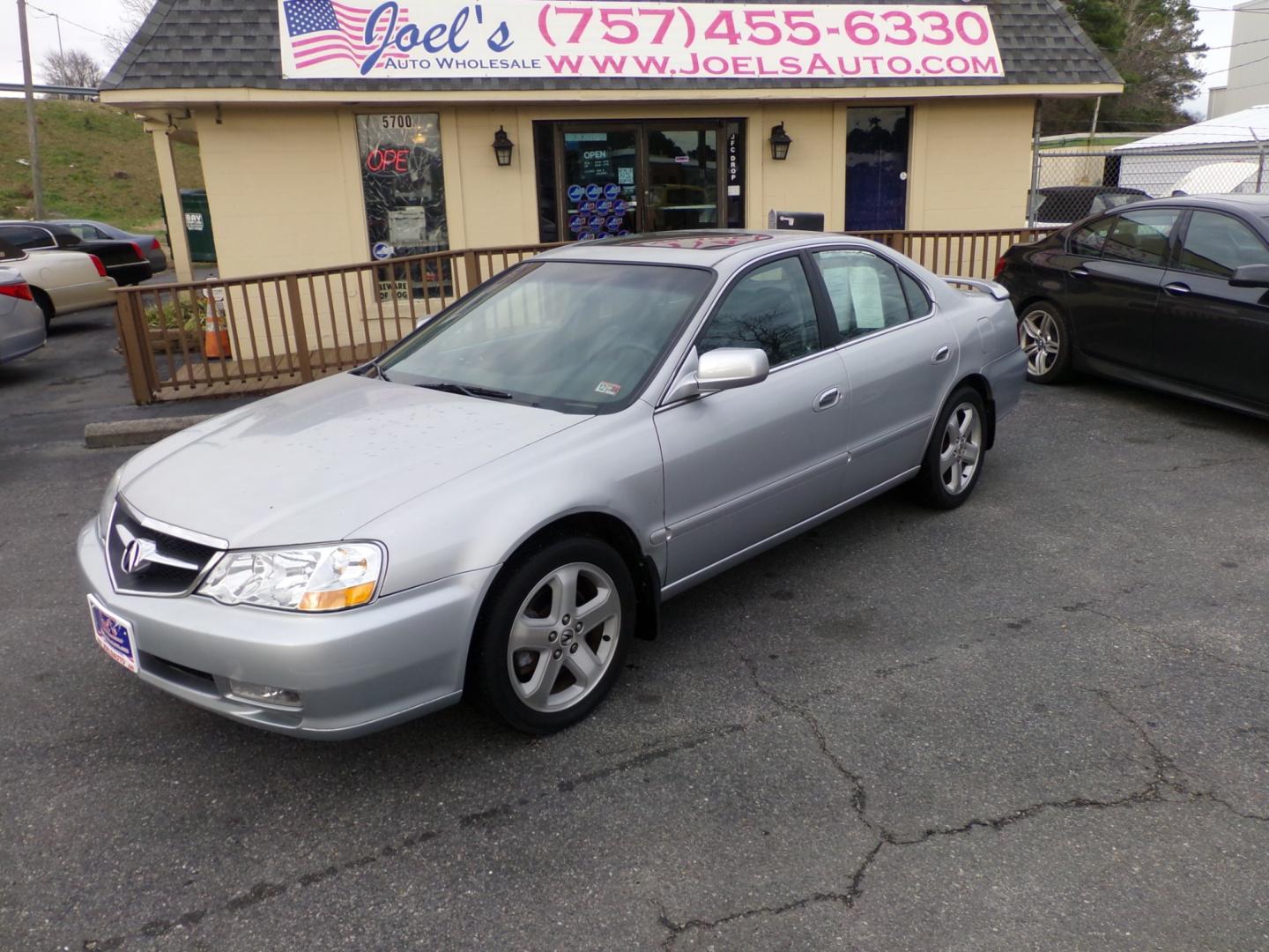 2003 Silver Acura TL (19UUA56873A) , located at 5700 Curlew Drive, Norfolk, VA, 23502, (757) 455-6330, 36.841885, -76.209412 - Photo#0